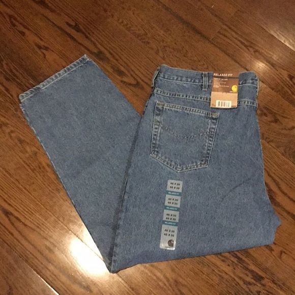 CARHARTT Relaxed Fit Tapered Leg Jean 46x30 NWT - Picture 2 of 7